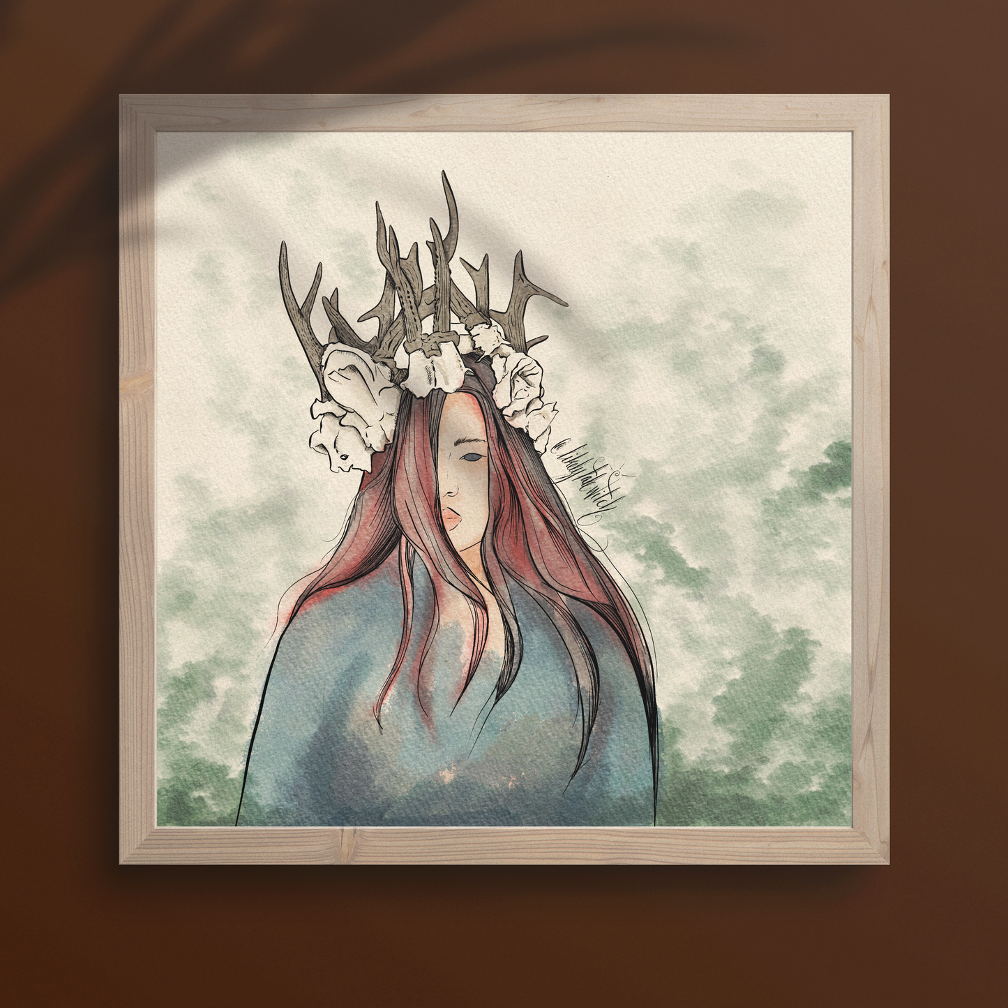 Forest Goddess Art Print-Likely Tale Prints