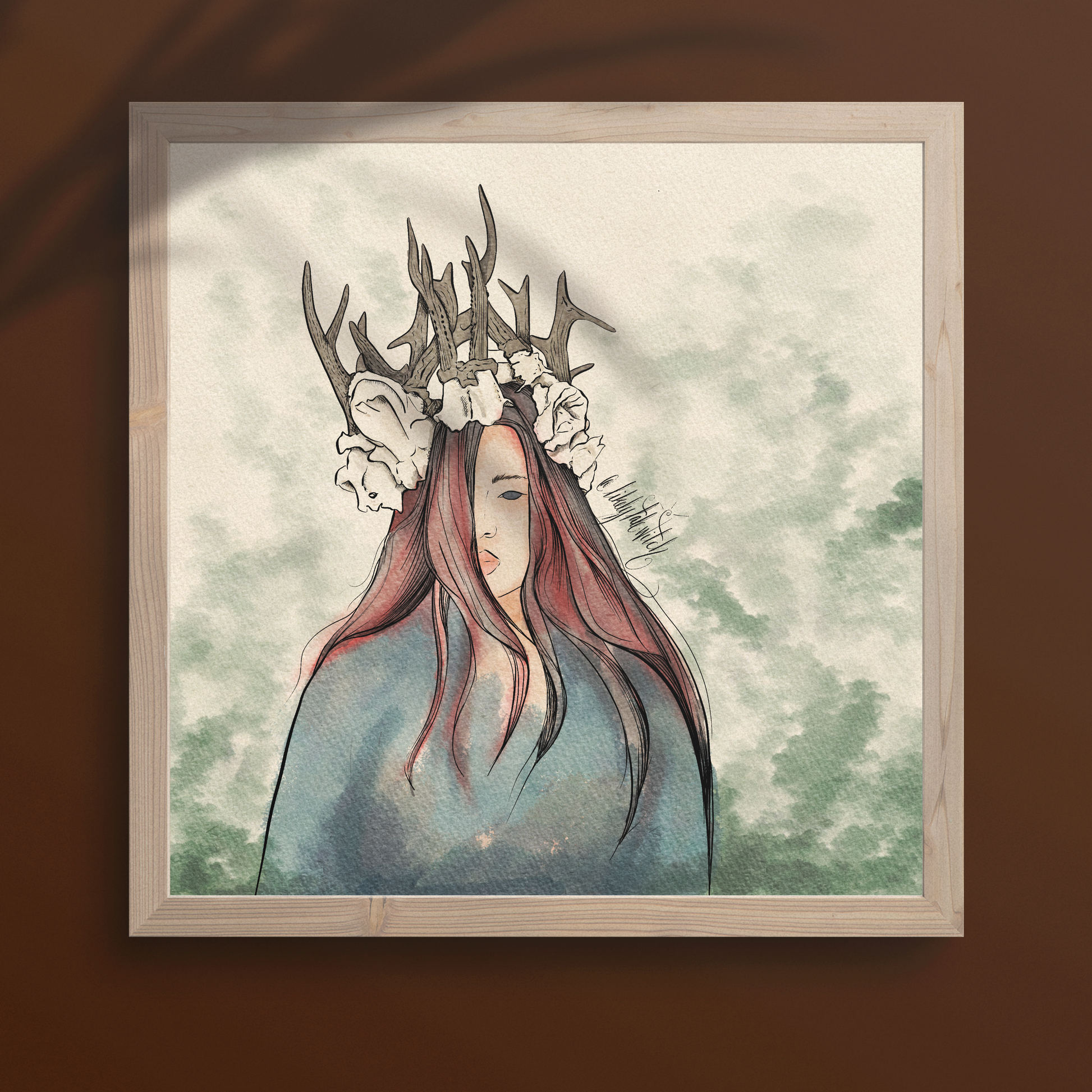 Forest Goddess Art Print-Likely Tale Prints