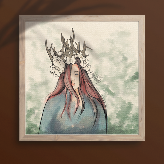 Forest Goddess Art Print-Likely Tale Prints