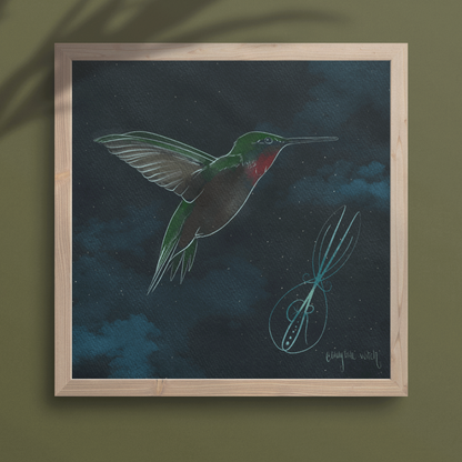Hummingbird Animal Spirit Print-Likely Tale Prints