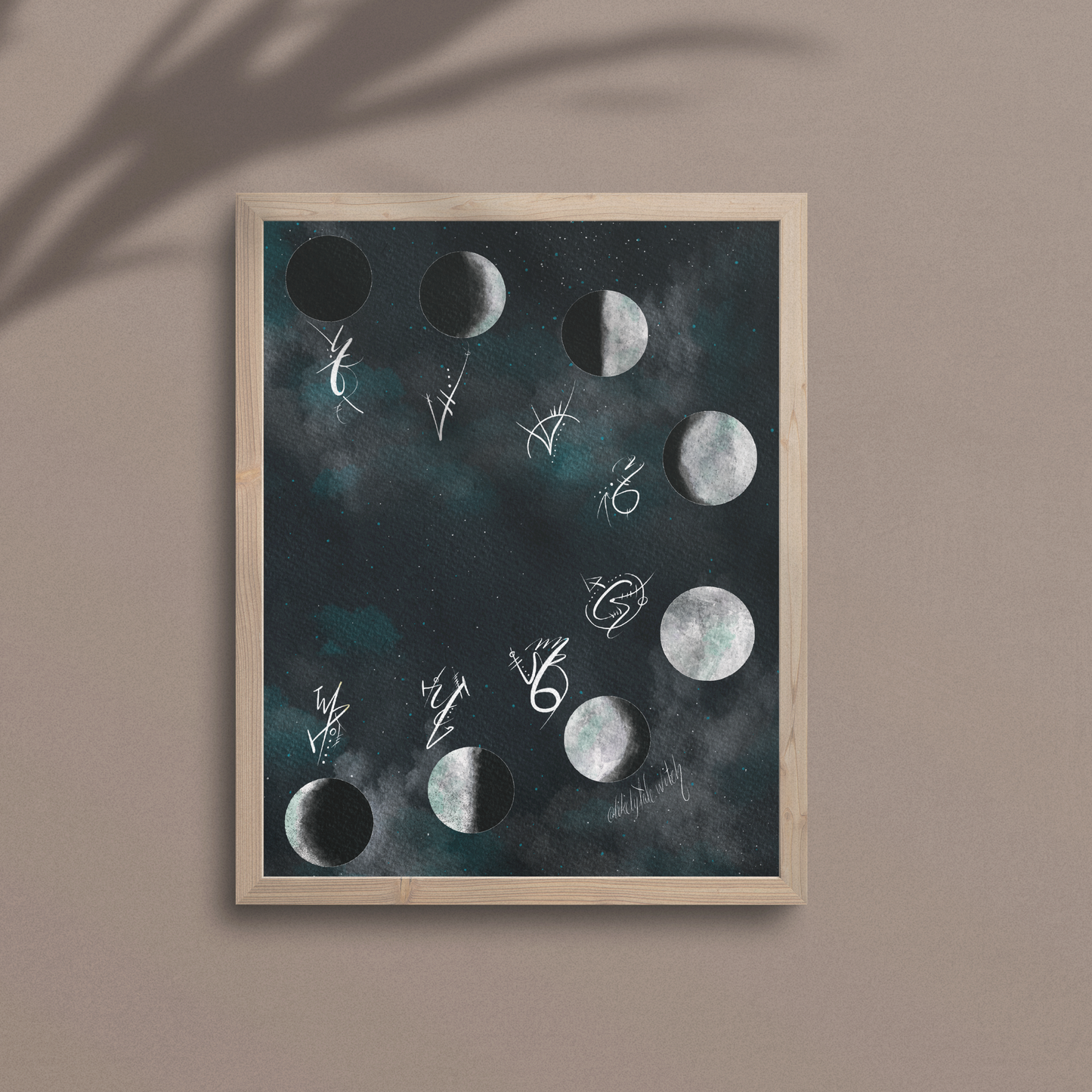 Moon Phase Sigil Print-Likely Tale Prints