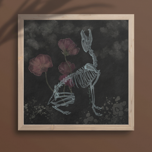 Wolf Bones Art Print-Likely Tale Prints