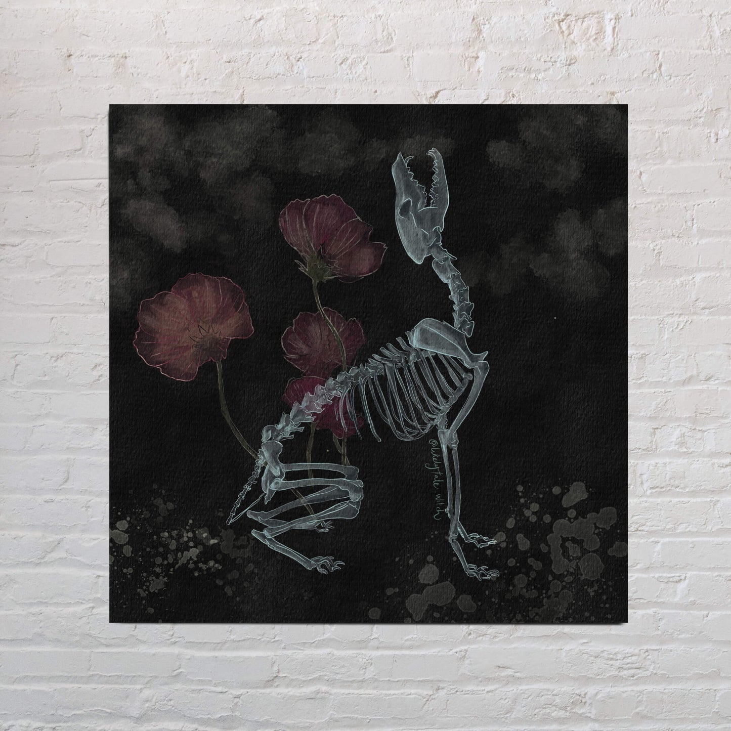 Wolf Bones Art Print-Likely Tale Prints