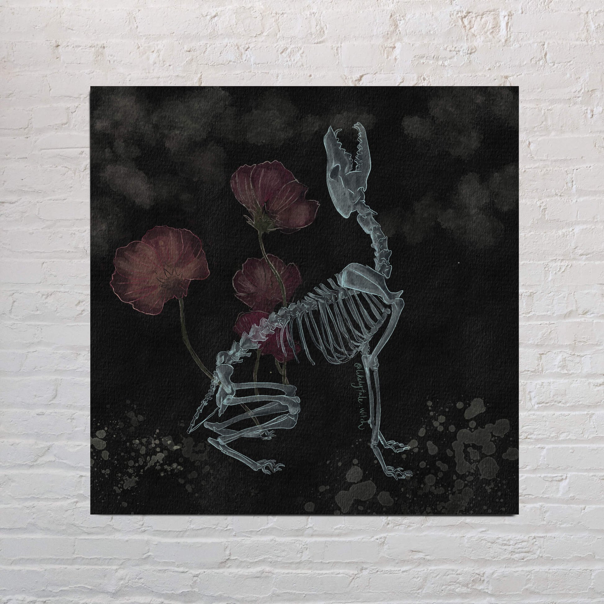 Wolf Bones Art Print-Likely Tale Prints